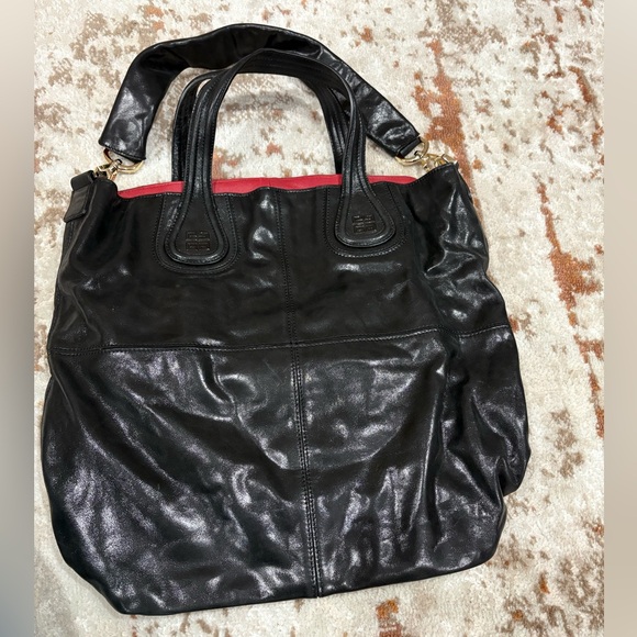 Givenchy Black Leather Tote - Picture 1 of 9